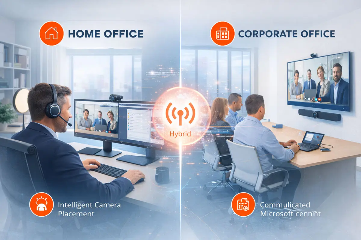 Hybrid workplace collaboration technology