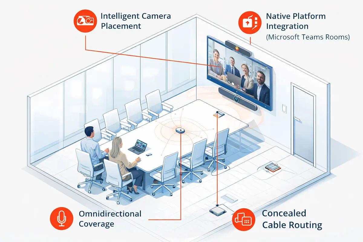 Meeting room technology design
